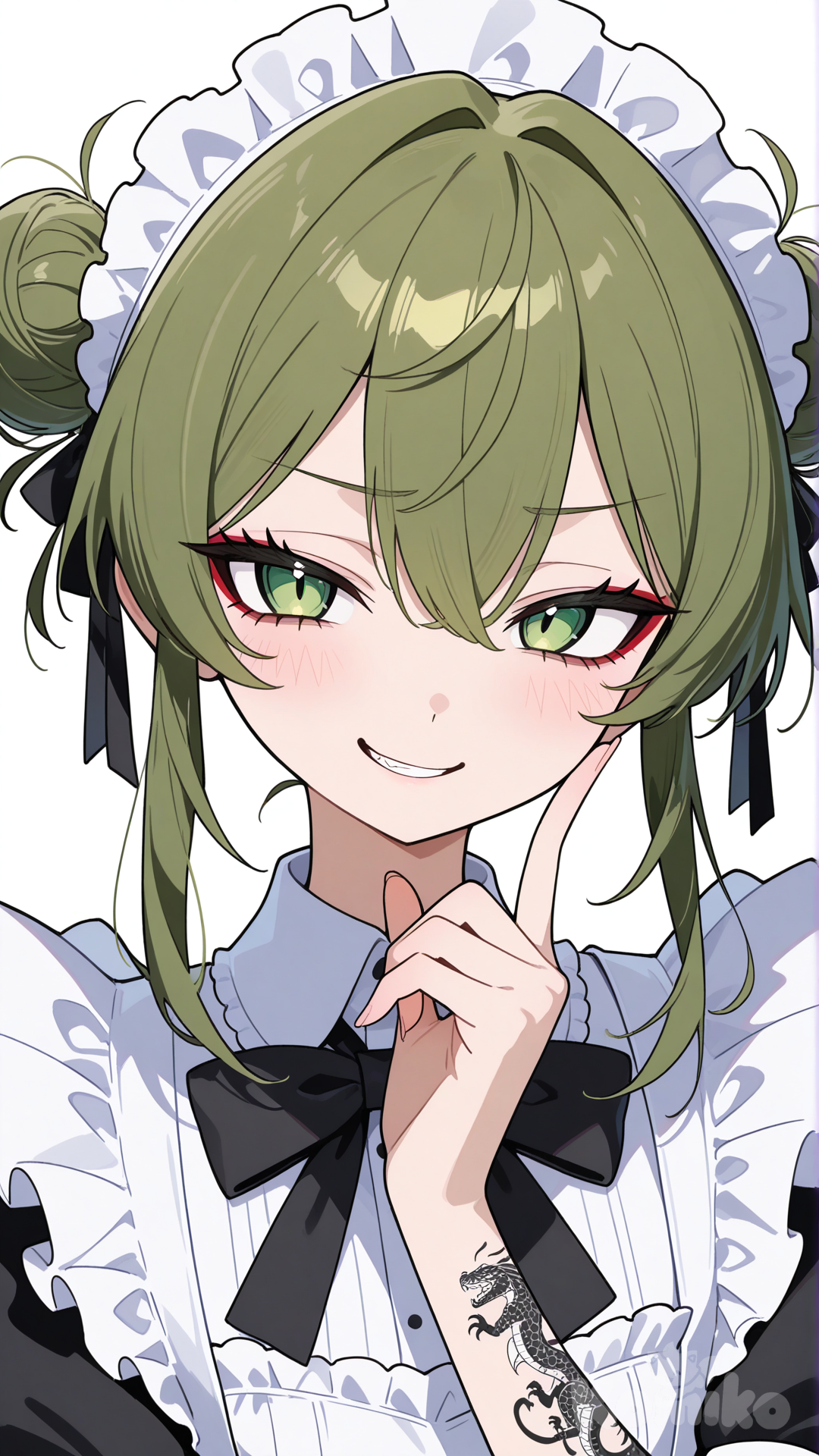 "Welcome to our cafe, master~"