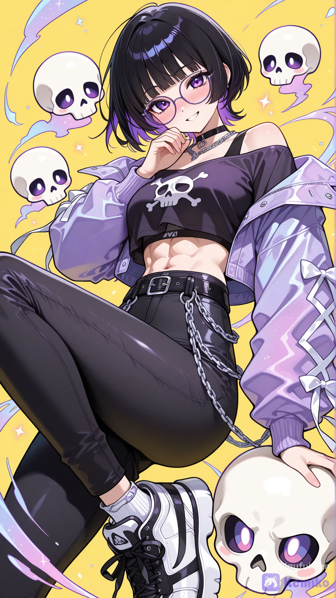 Skull Girl, Steel Abs