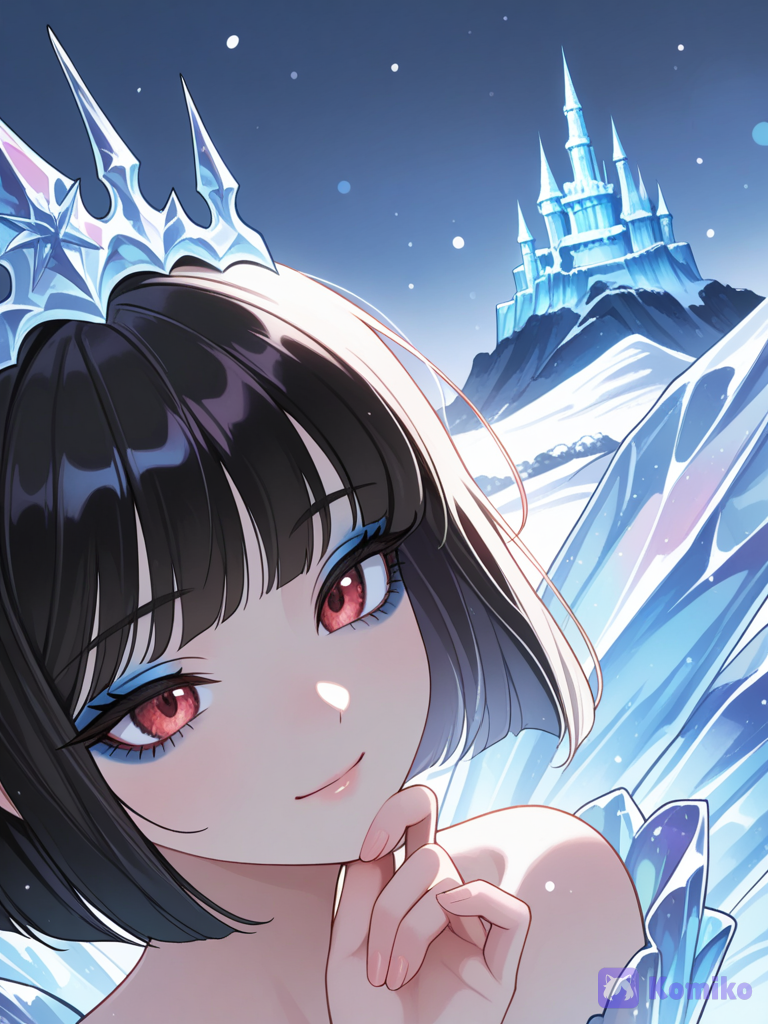 Snow Queen Smiles ❄️✨