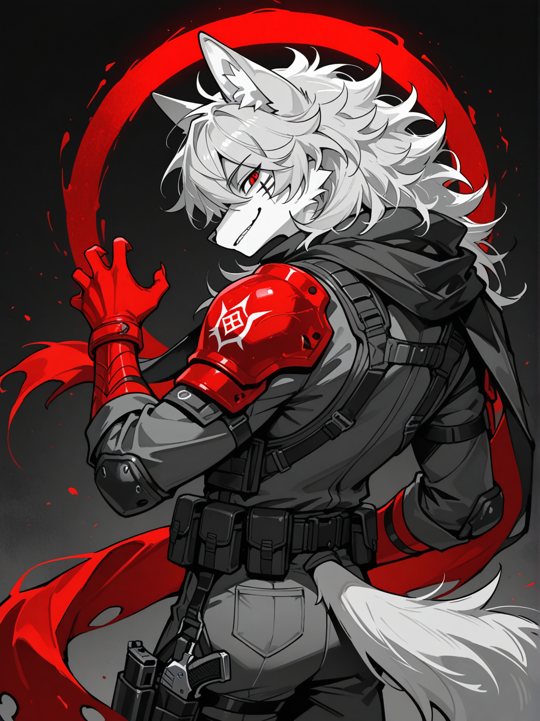a wolf Mercenary