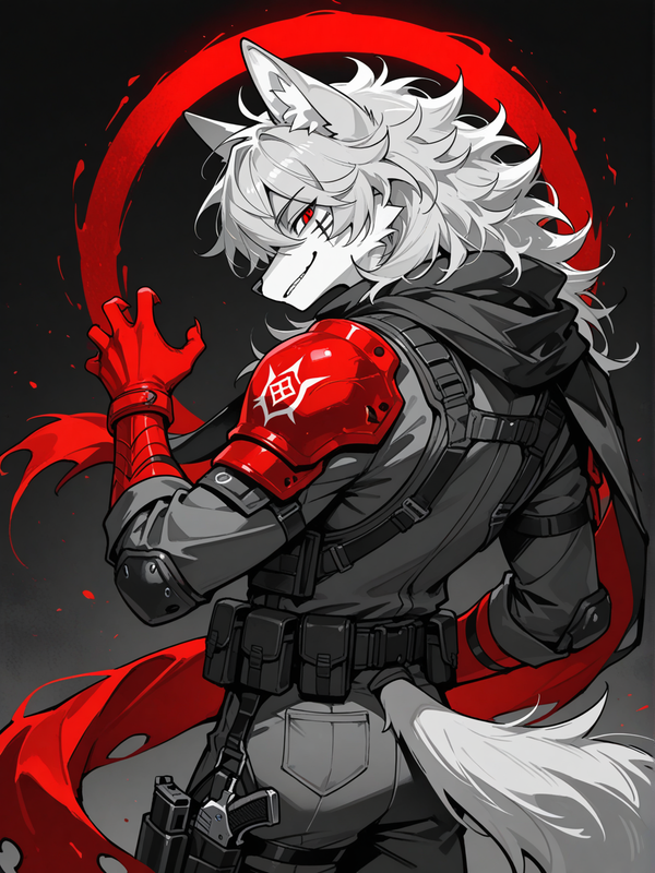 a wolf Mercenary