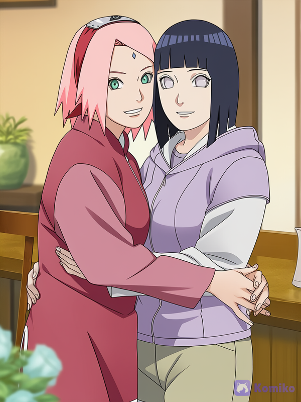 Encontrei a Hinata na casa de chá hoje❤️