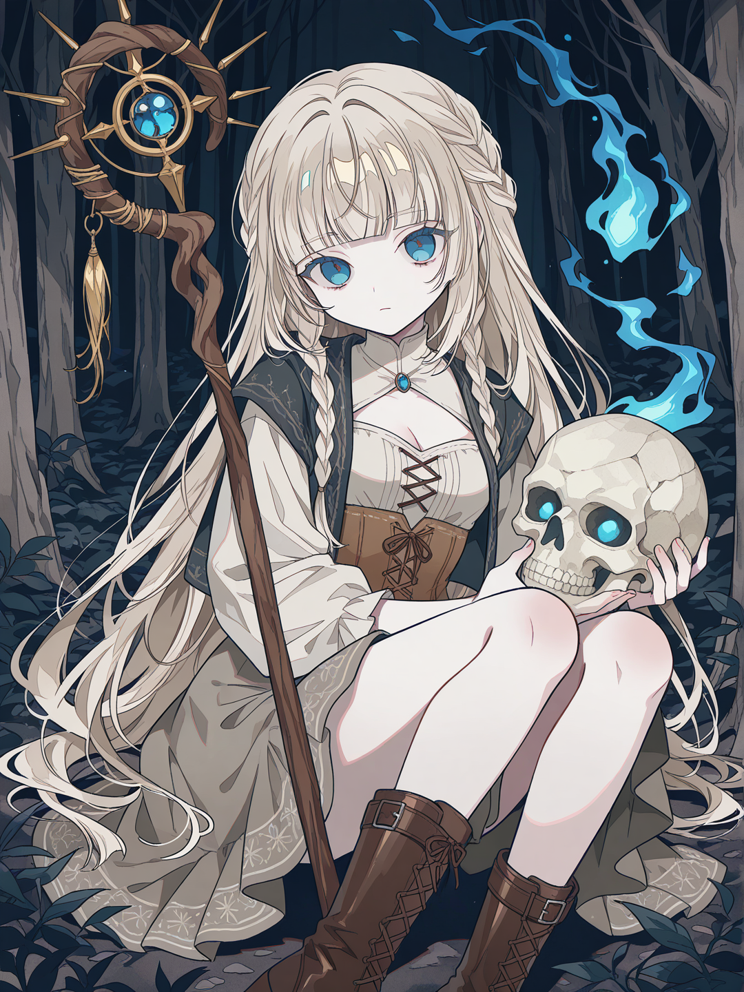 Necromancer girl