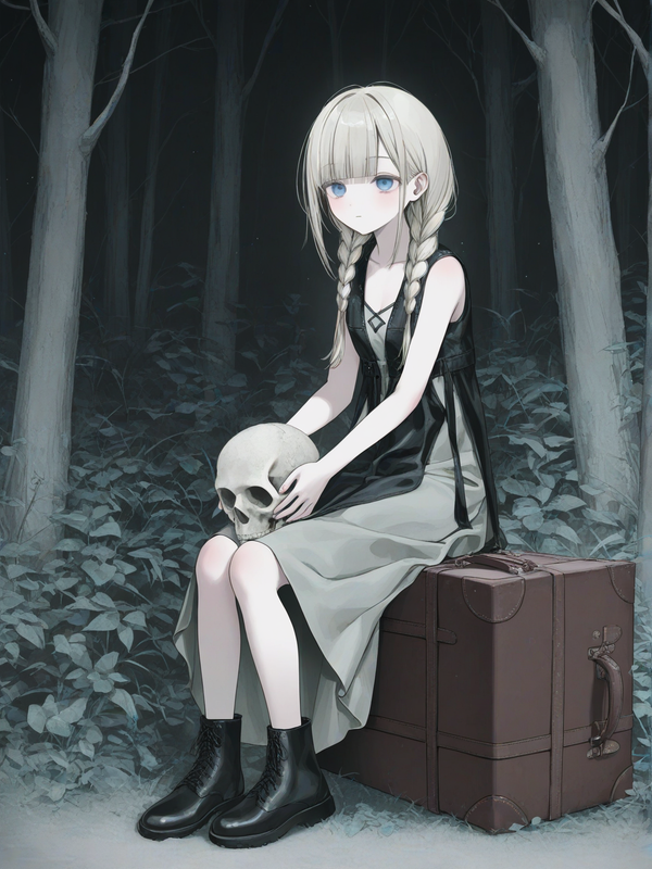 The Witch taking a break