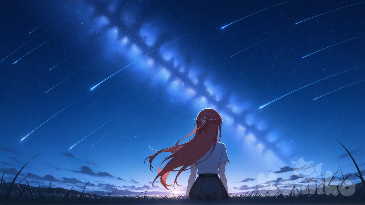shooting star with asuna