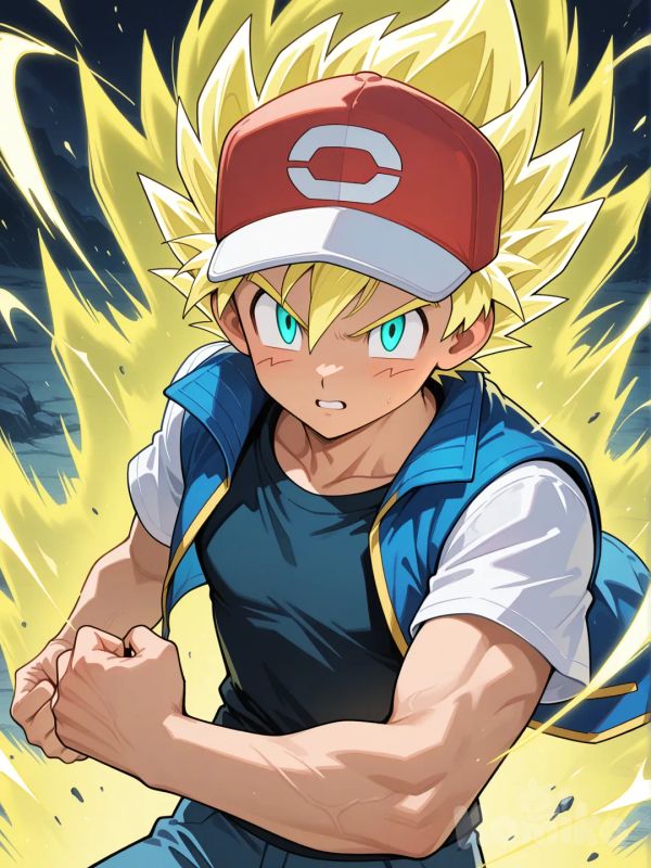 ash súper saiyajin