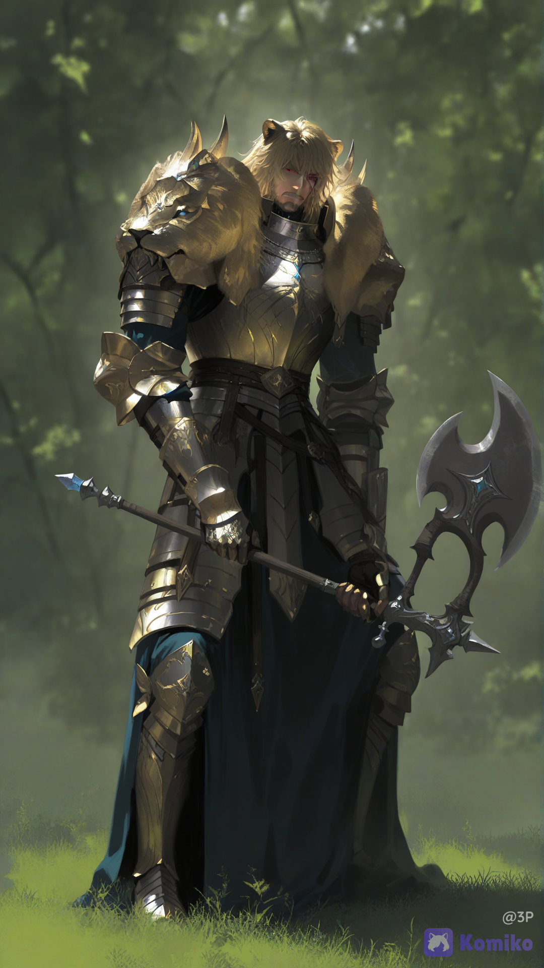 Powerful, Evil, 7’5” Leonin, dungeons