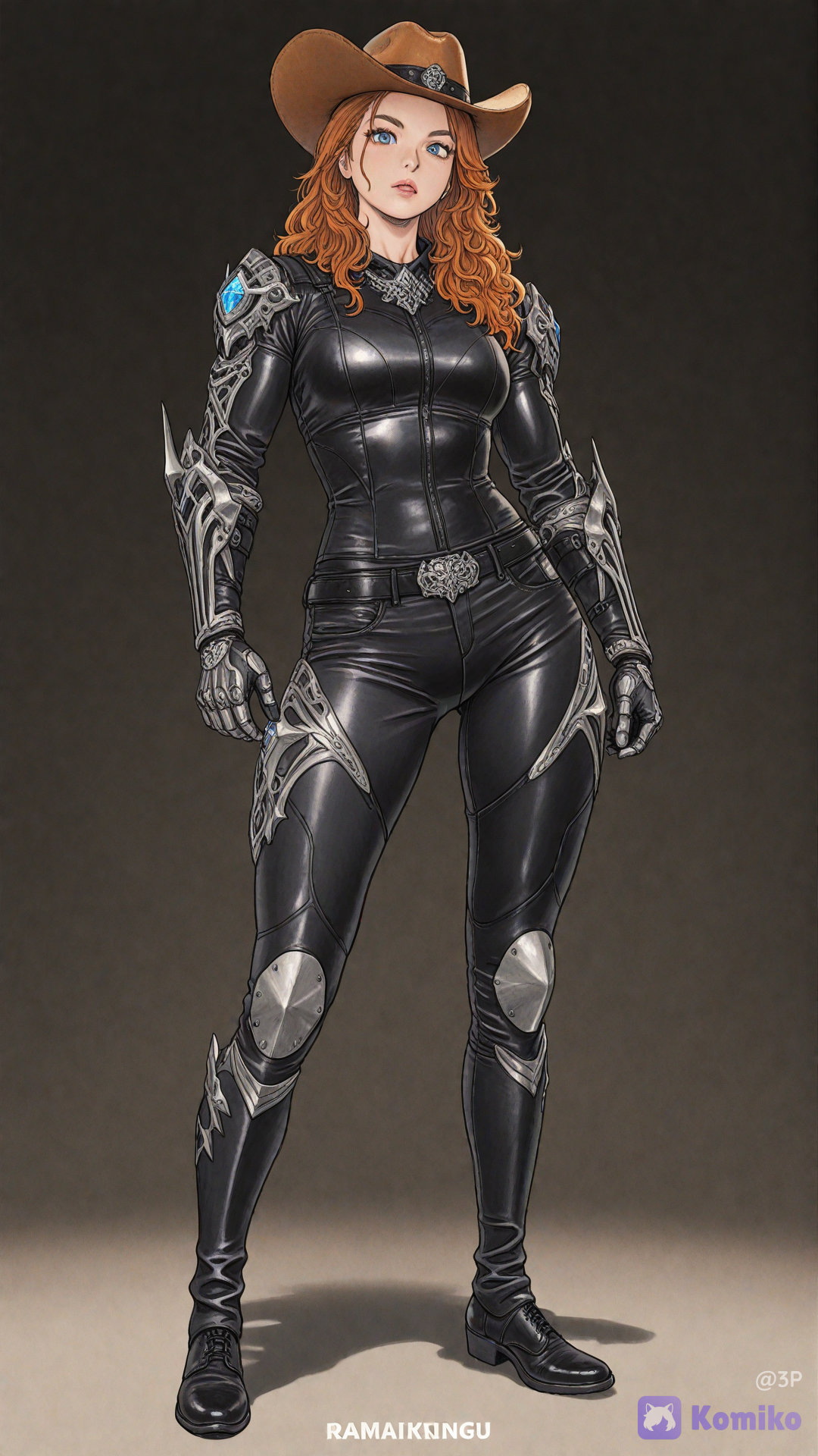 Cowgirl Ultra realistic 3D