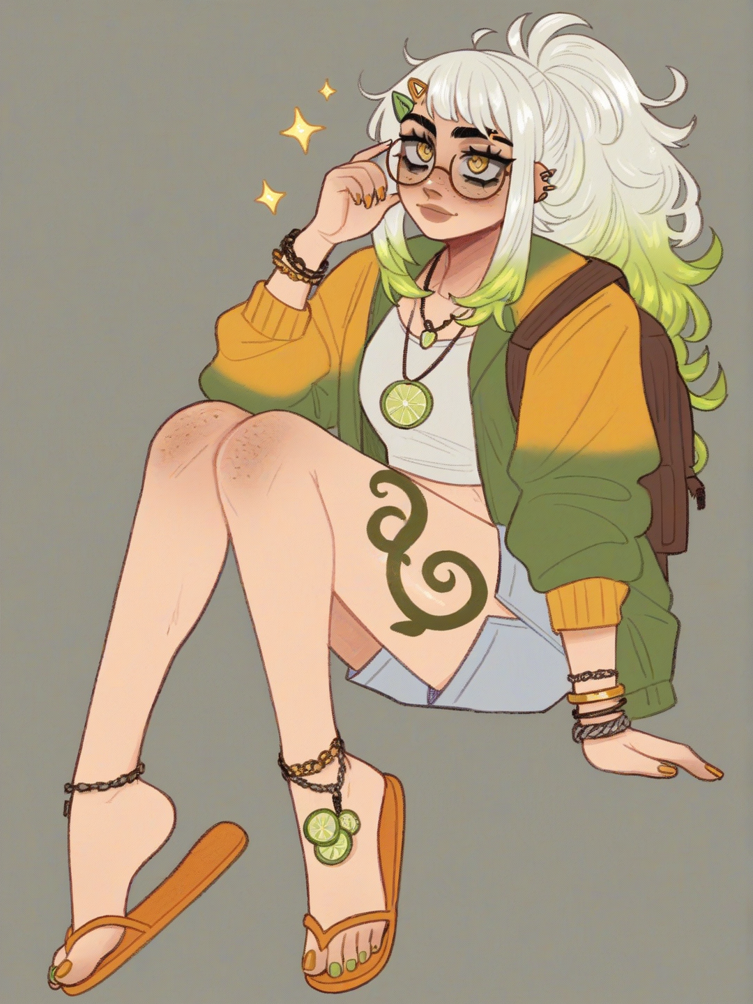 Lime Hair & Chill Vibes 🍋✨