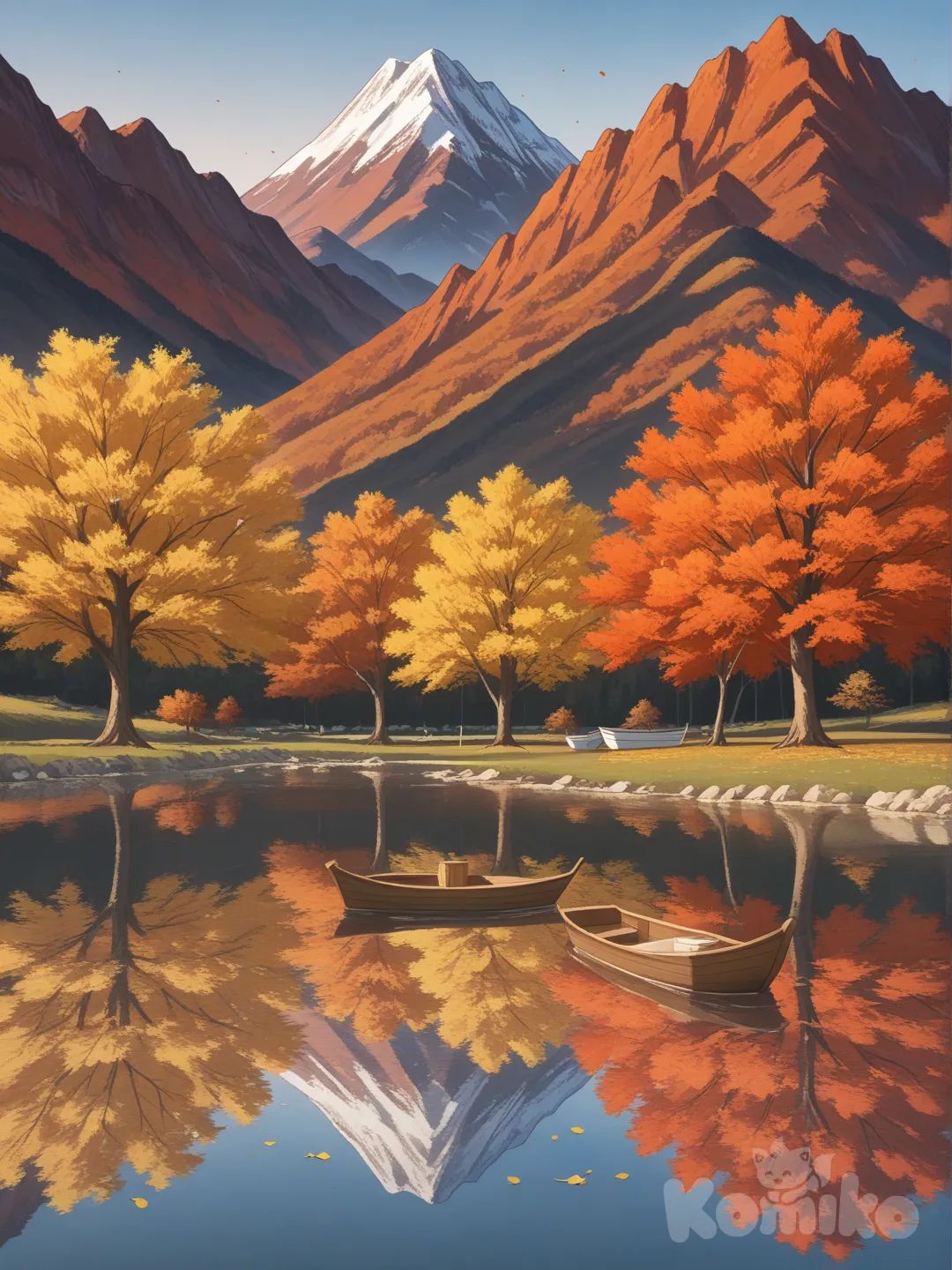 Montain lac