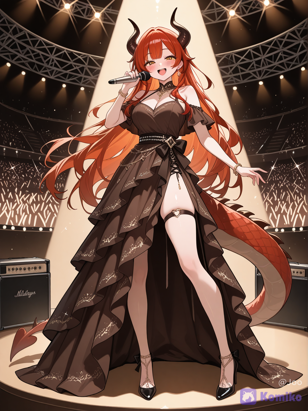 Singer song dragon woman