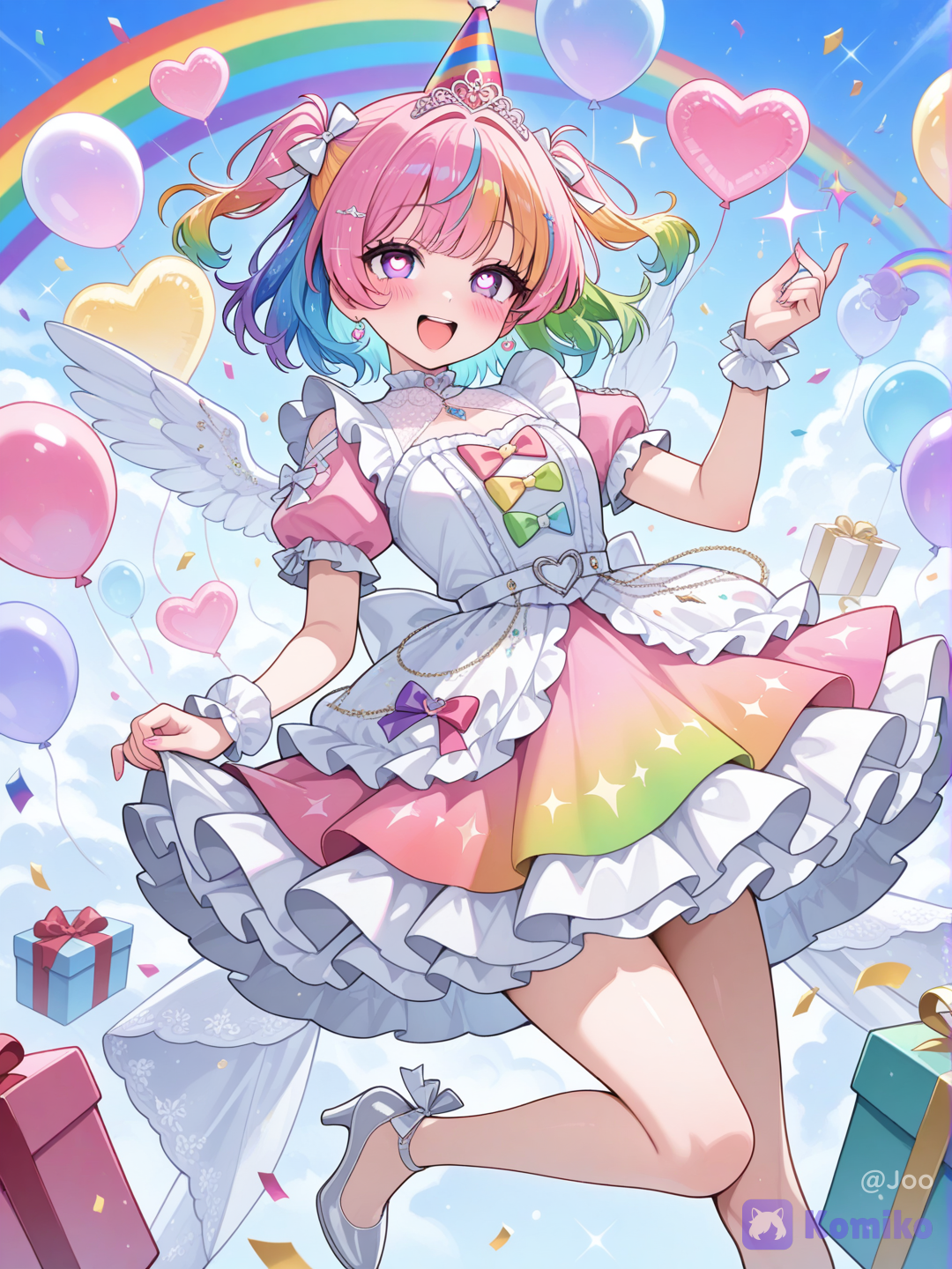 Happy pride's angel