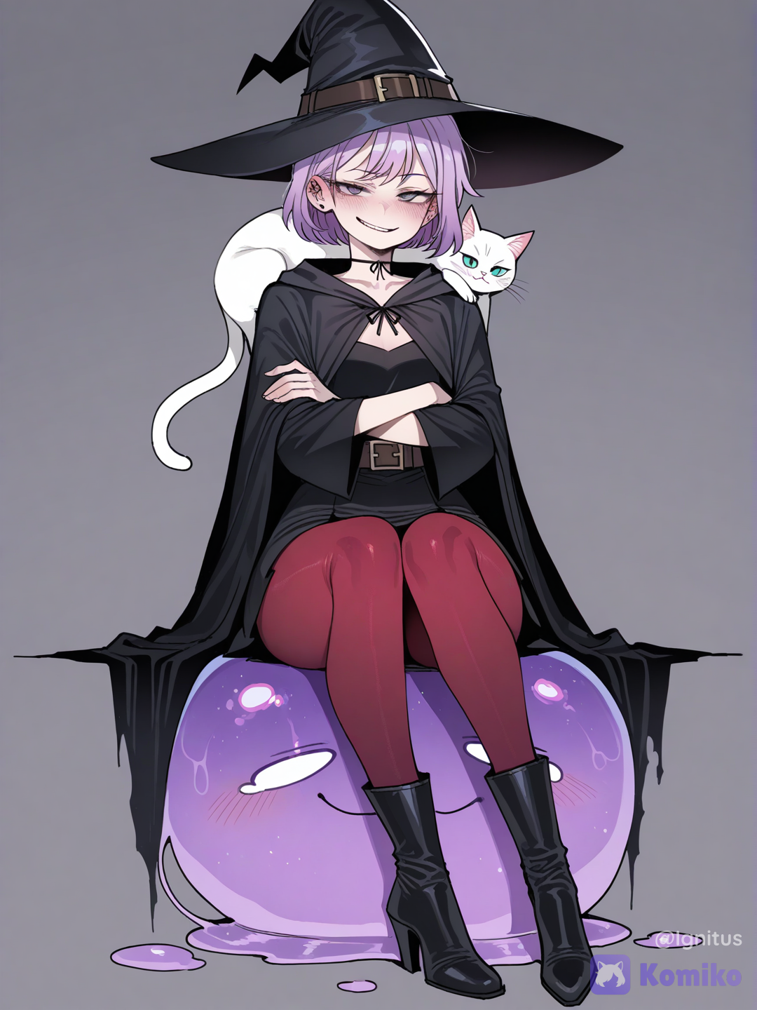 Confident slime witch