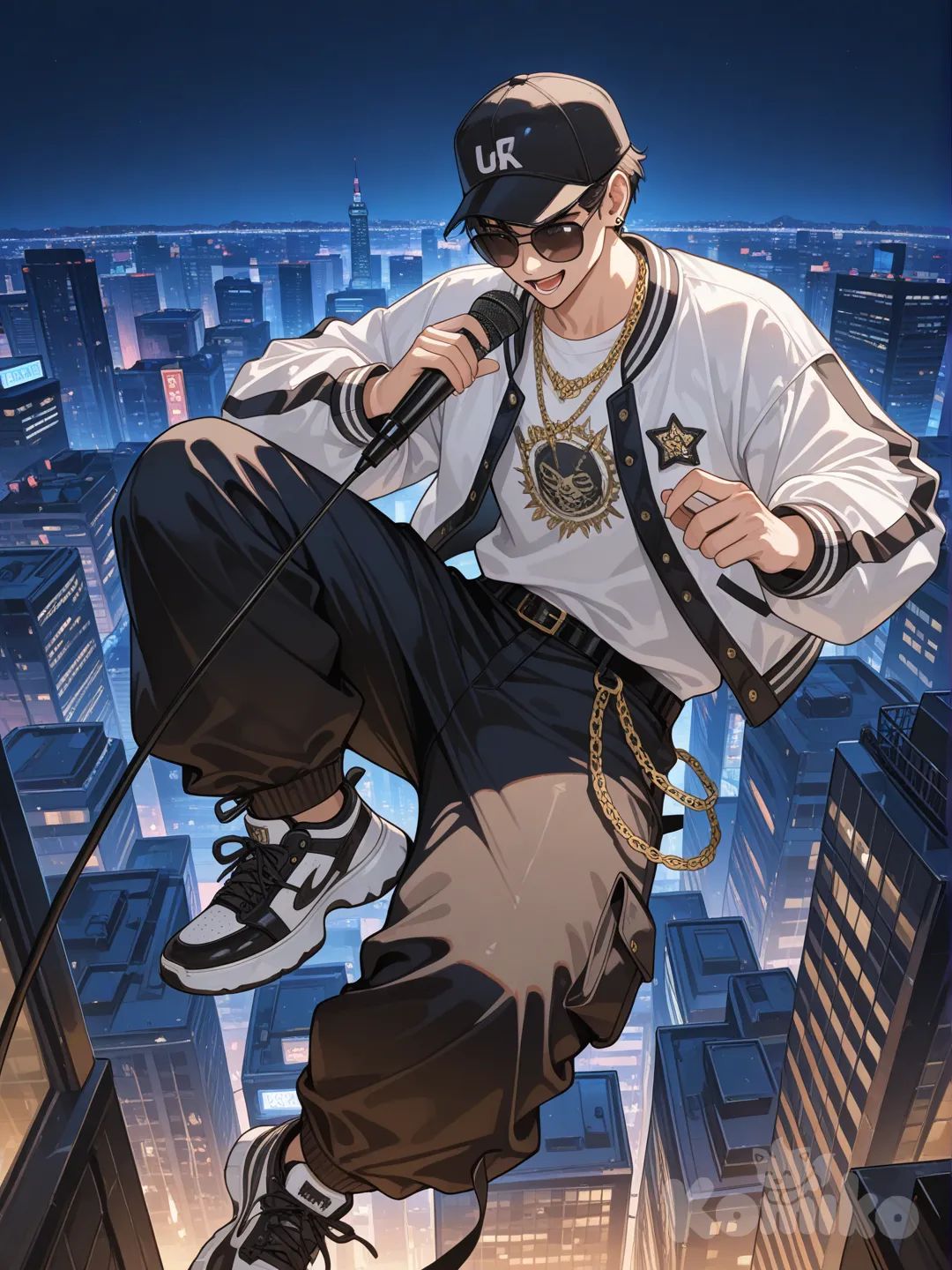 a rapper , 1boy whith sammy chang