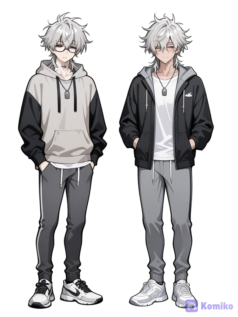Sleepy silver boy fits ✨