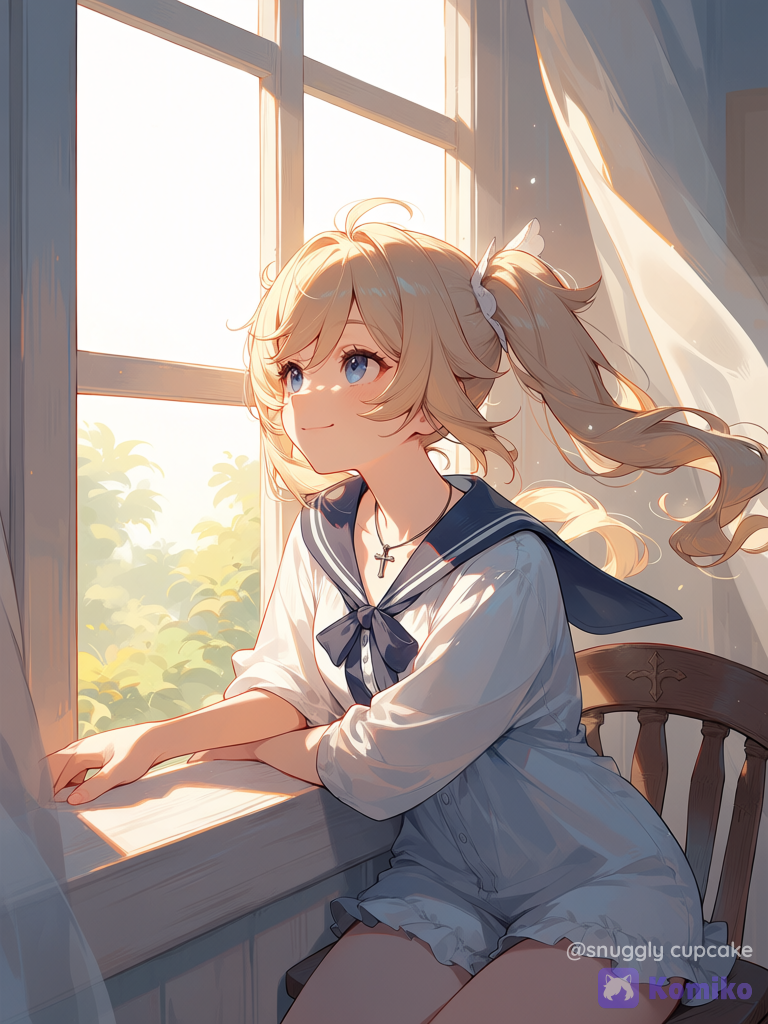 Early morning girl