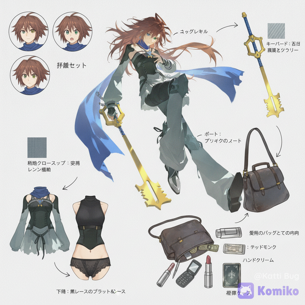 Keyblade OC Breakdown ♡