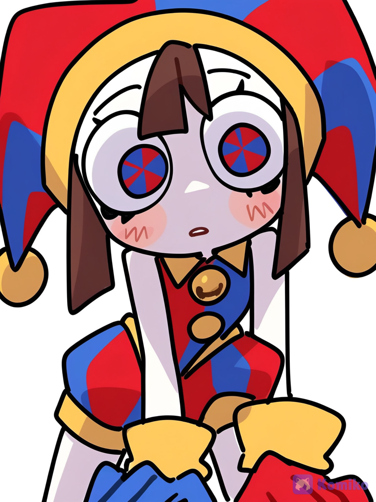 Pomni fofa no circo digital ✨