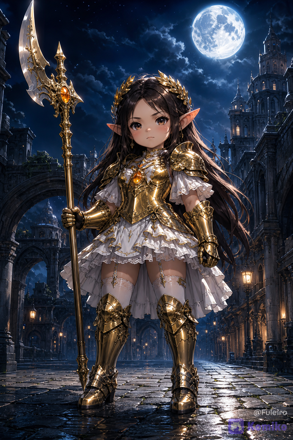 Tryd, the dwarf knight