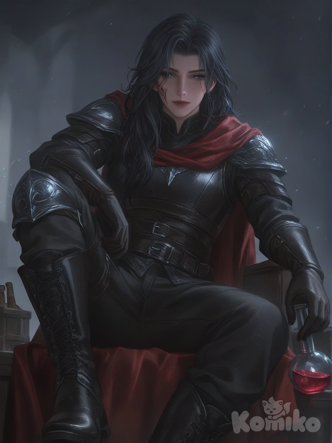 Beatiful warrior alchemist