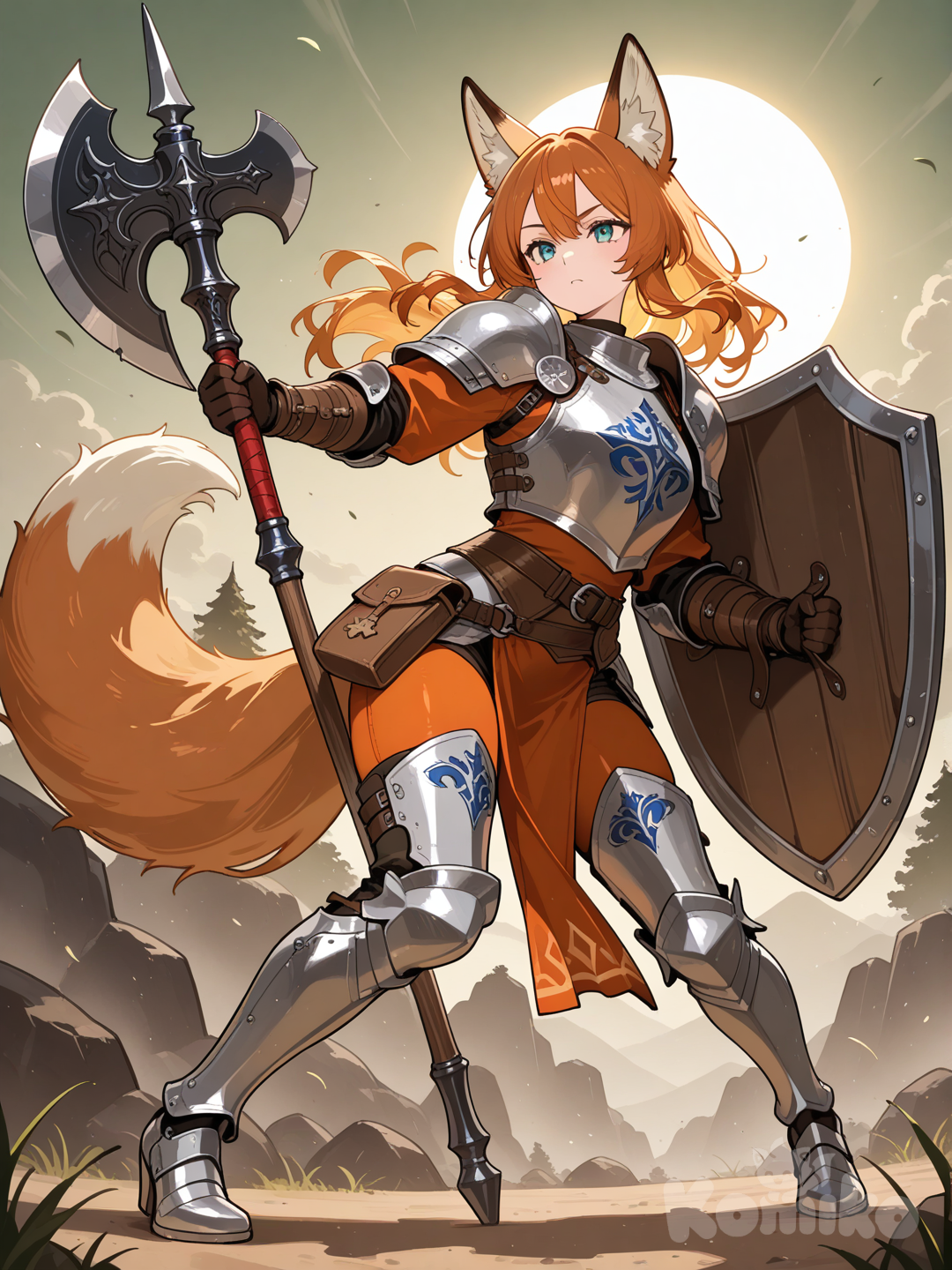 Kitsune tank warrior