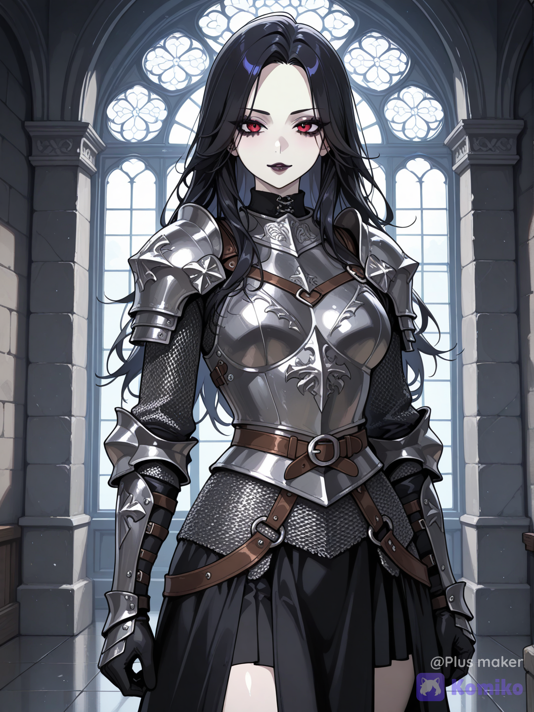 Medieval goth warrior