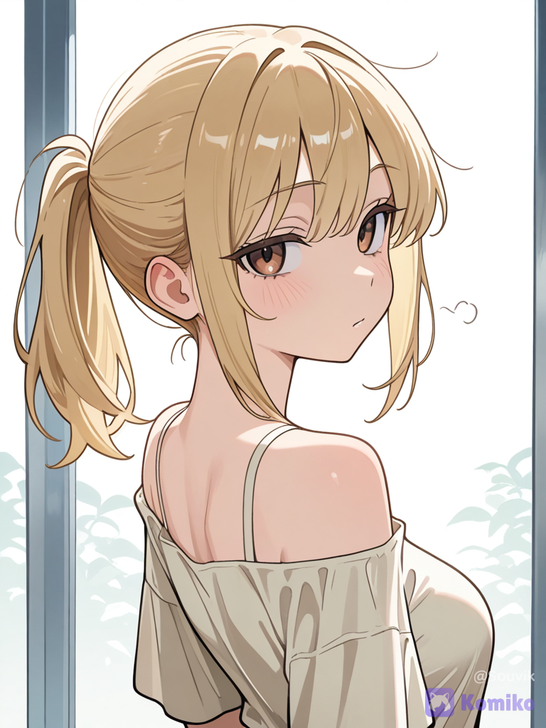 Sleepy Ponytail Peek 💤