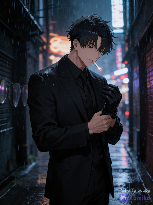 mark-CC5h bajo la lluvia 🌧️🖤