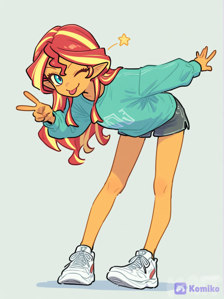 Sunset Shimmer cute