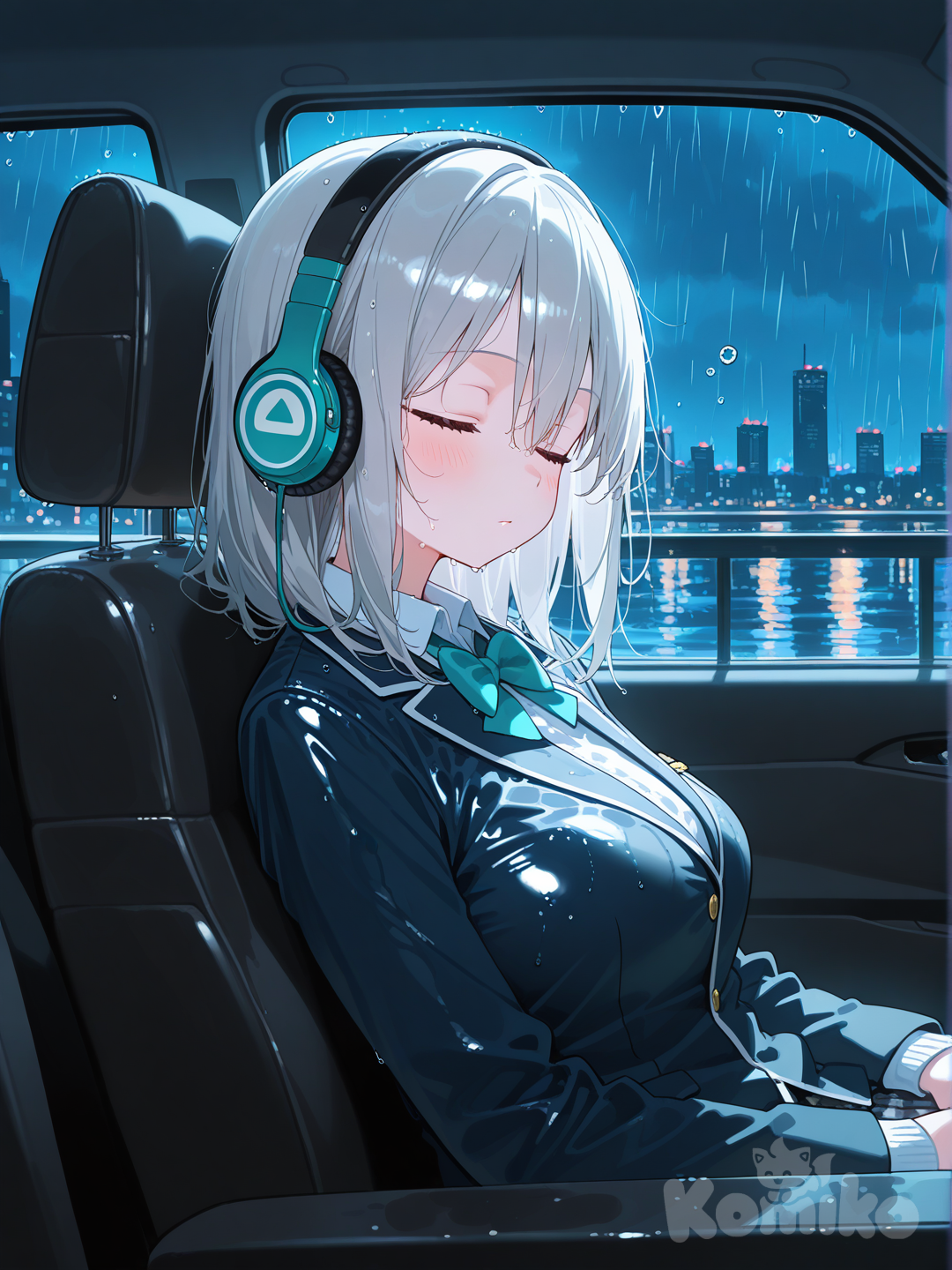 Sweet dreams (even though you’re drenched :3)