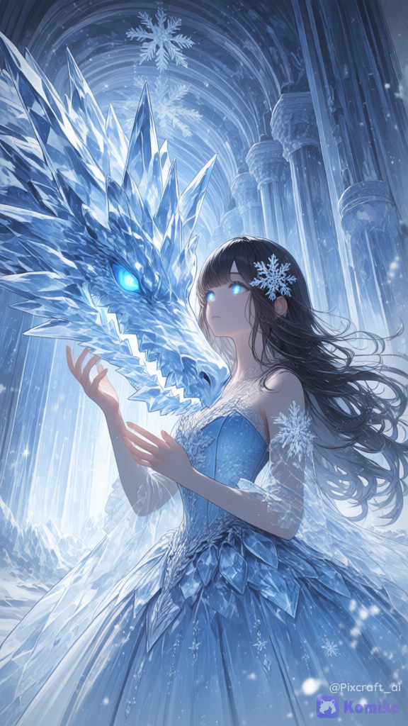 The Crystal Ice Guardian 🥶❄️