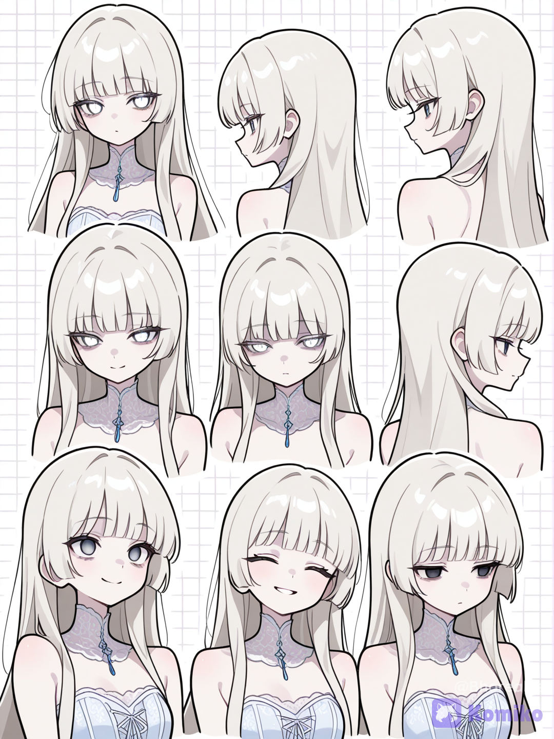 アルビノの女の子