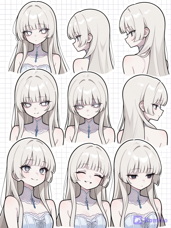 アルビノの女の子