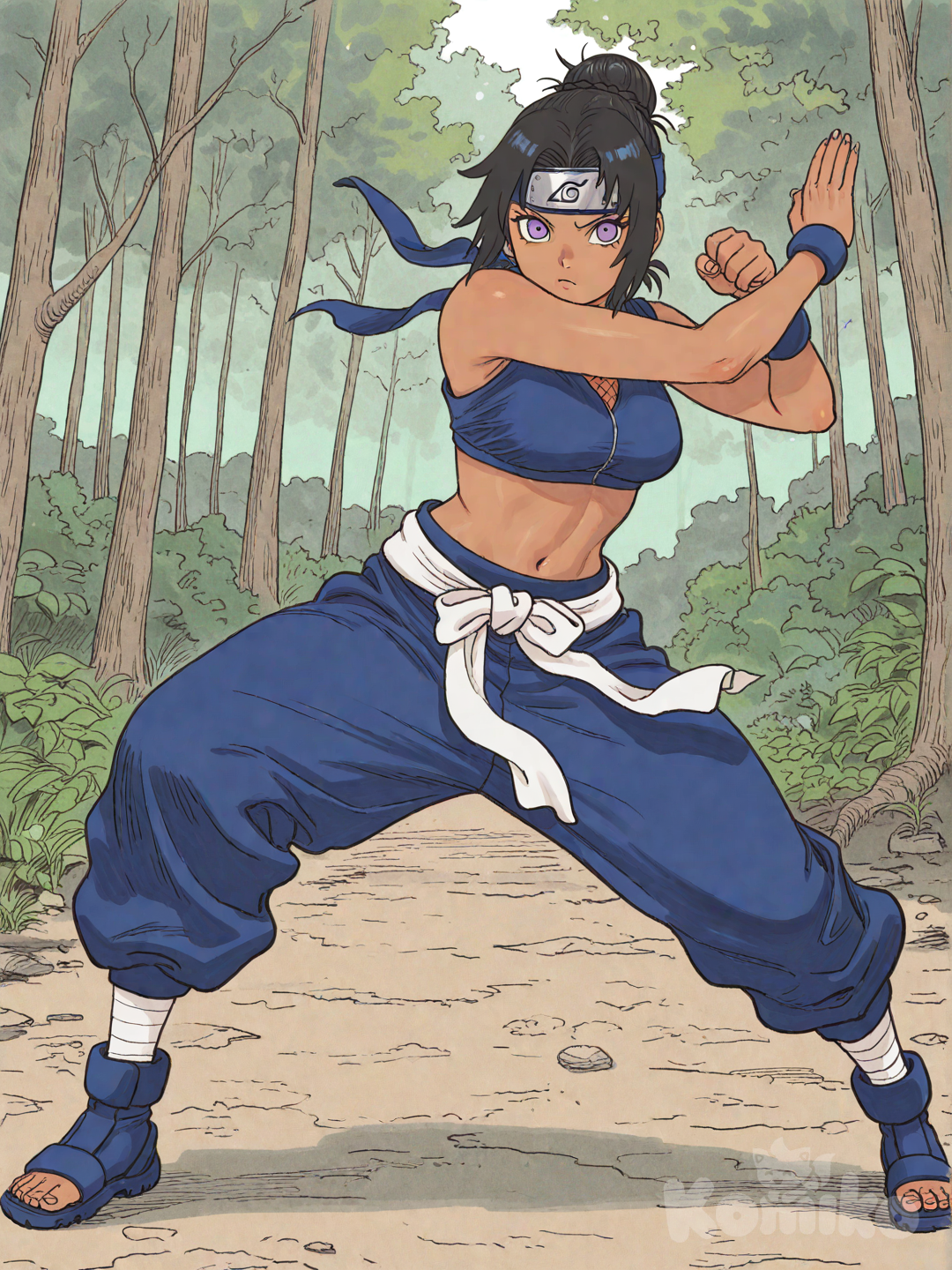 Zoey in Naruto