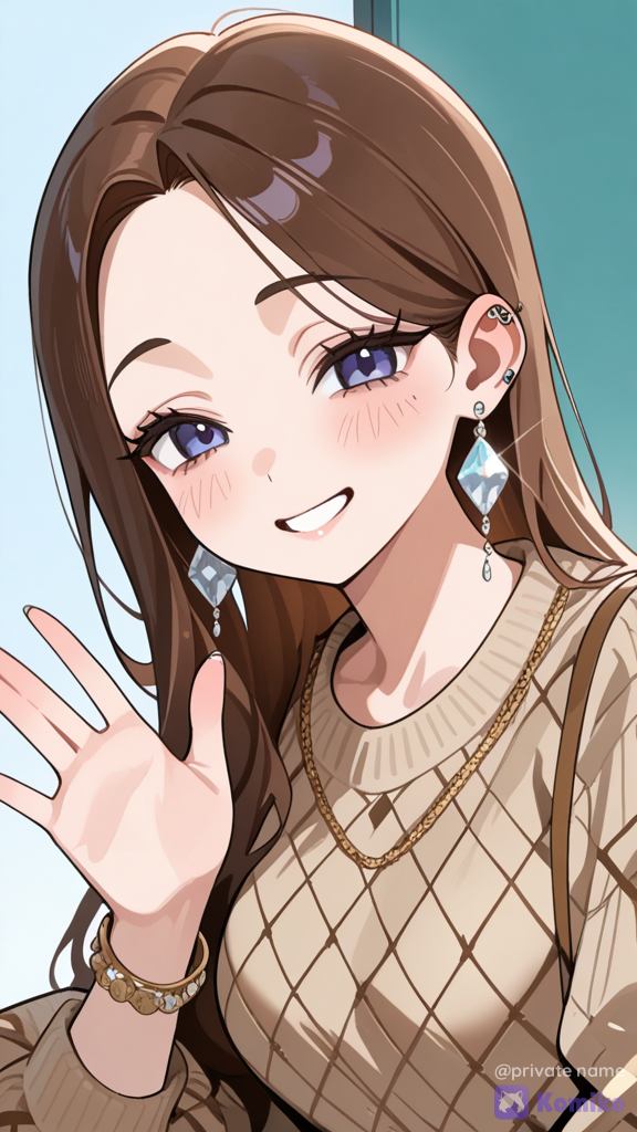 Wavy Hello from Sparkly Girl! 🖐️✨