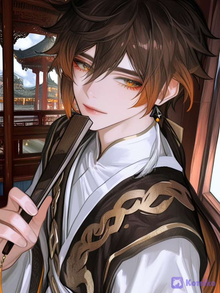 Zhongli's Serene Fan Glow ✨