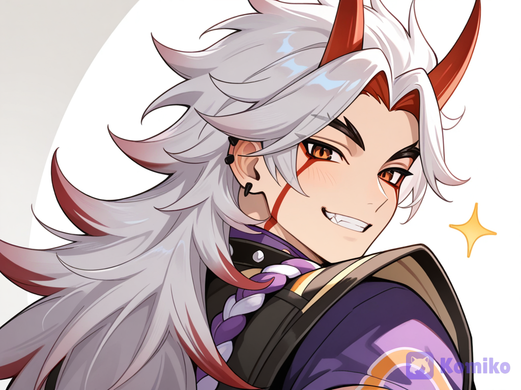 Itto's Playful Grin! 😊