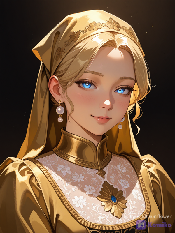 Golden Pearl Earring Glow ✨