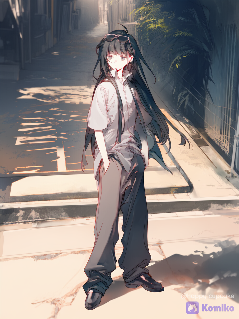 On the street