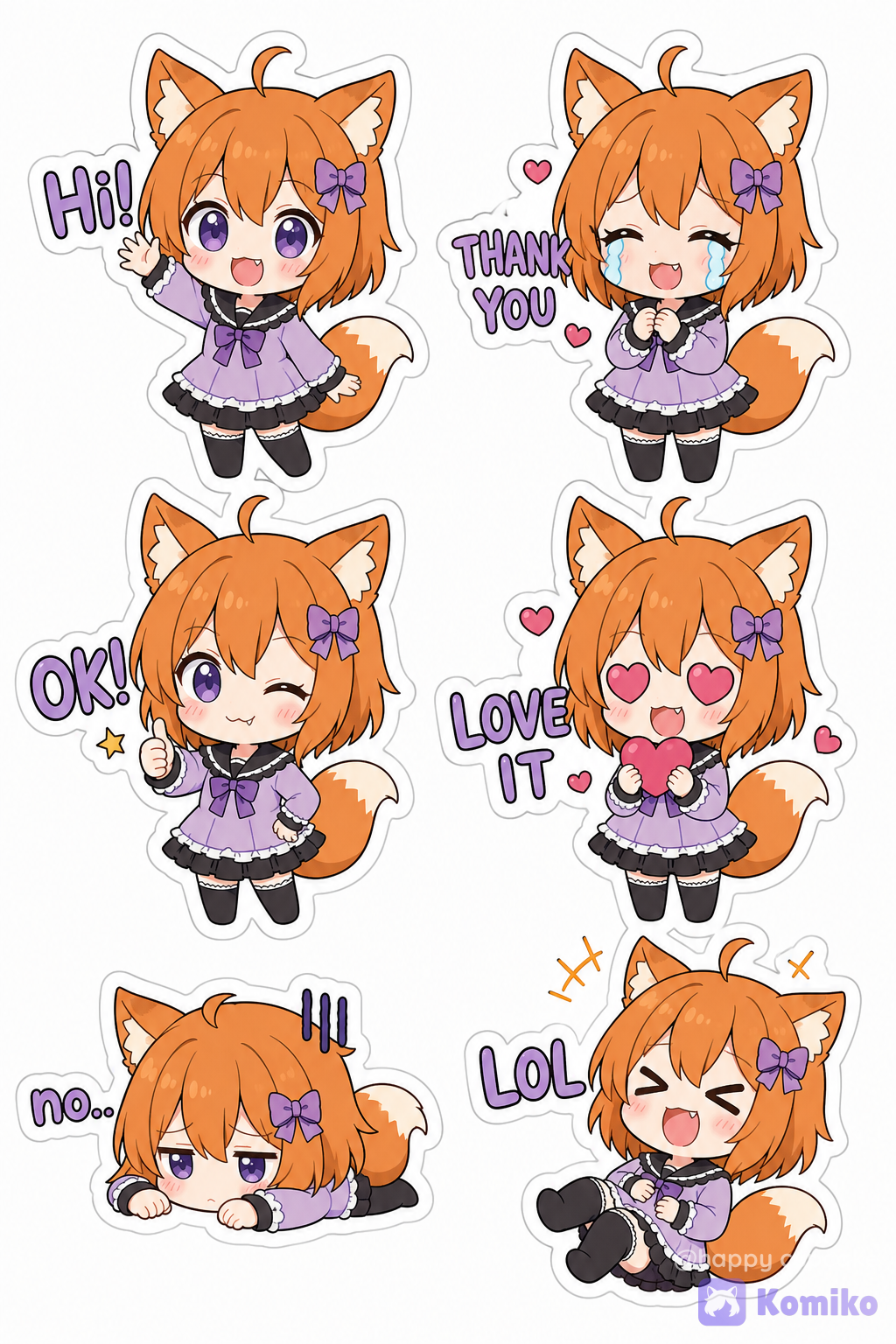 Stickers for Komi 🙌💖