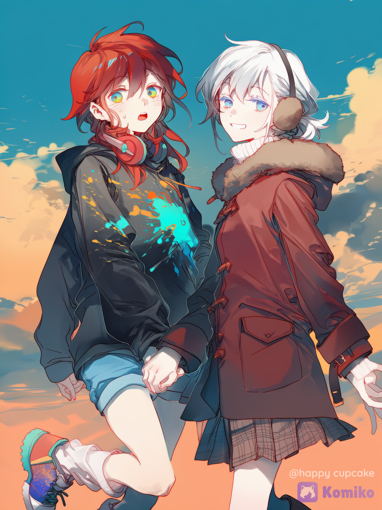 Holding hands 🥳🥳