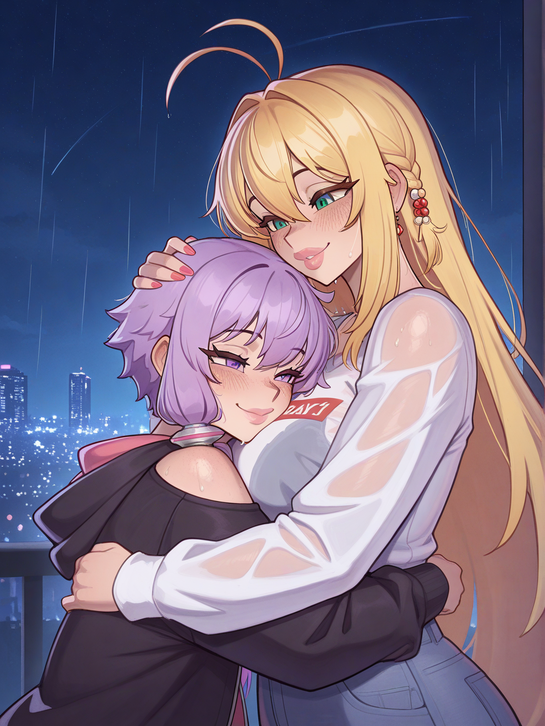 Keeping her warm🥰