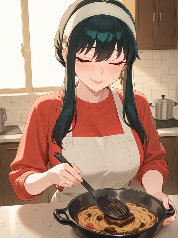 Poor yor wants to be a good cook🥹