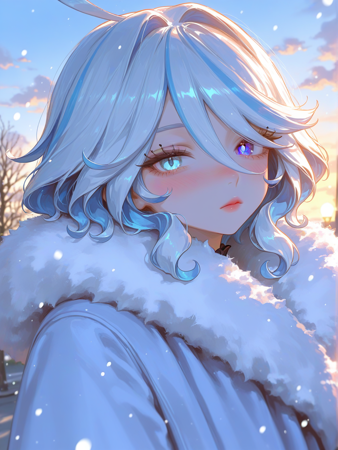 Cold photoshoot 💙❄️