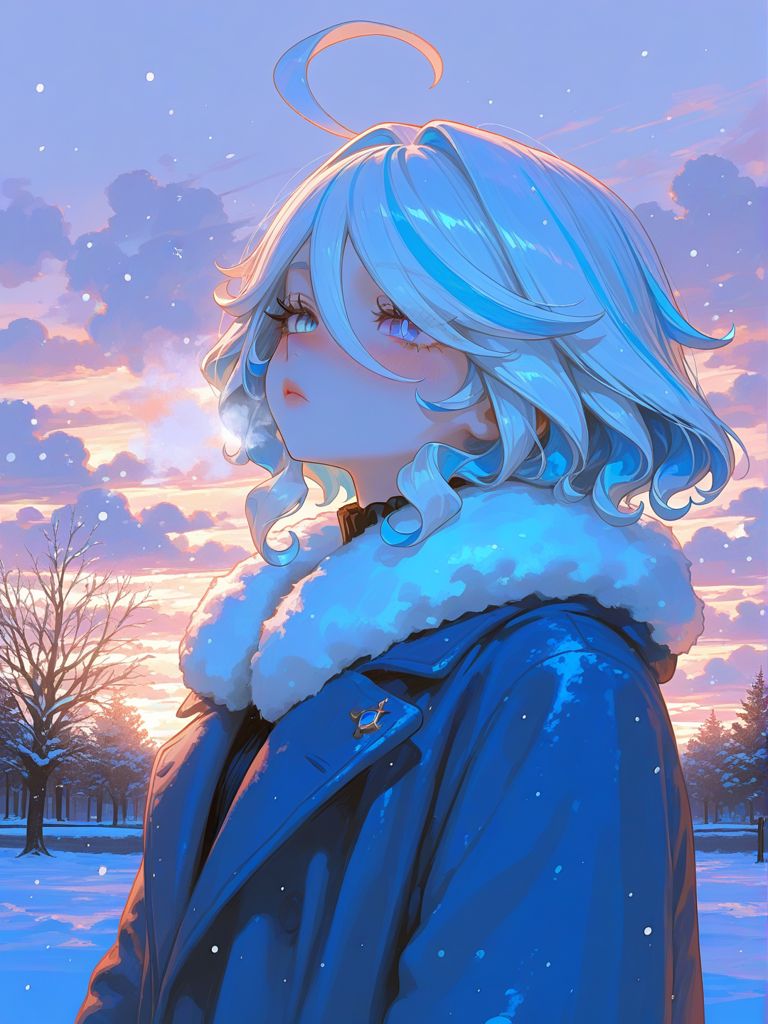 Cold photoshoot 💙❄️