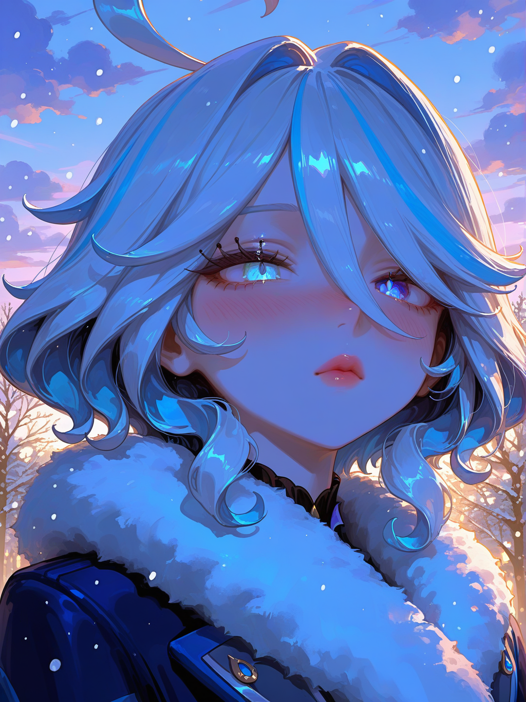 Cold photoshoot 💙❄️