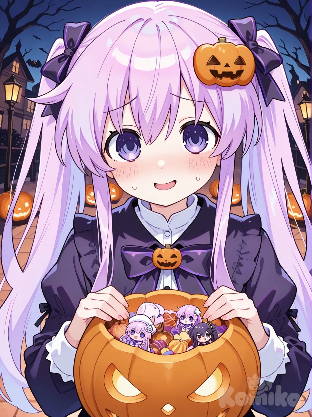 Nepgear : muy tarde para halloween 