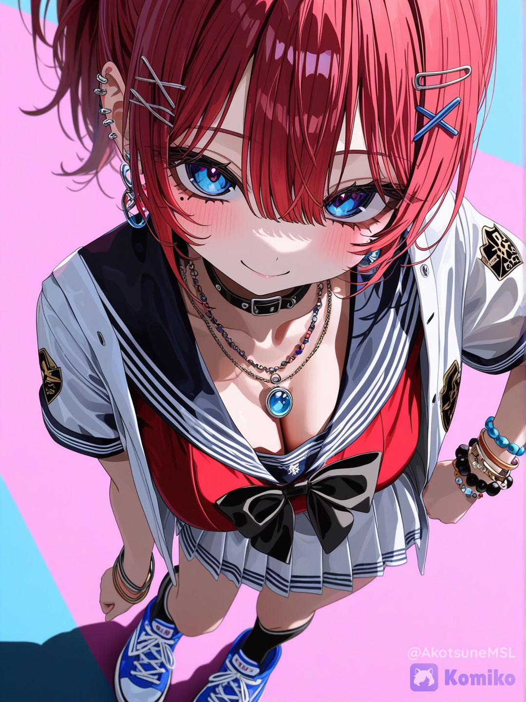 Akotsune : My eyes are up here, dear.