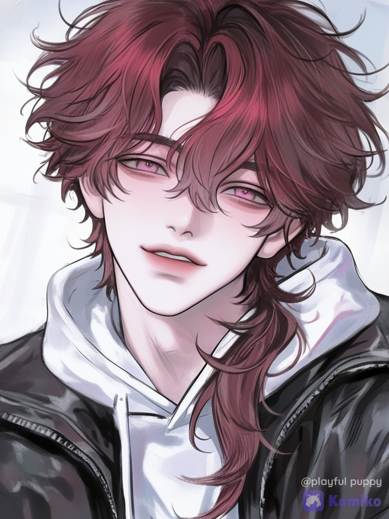 Mysterious Pink-Eyed Boy ♡(>ᴗ<)