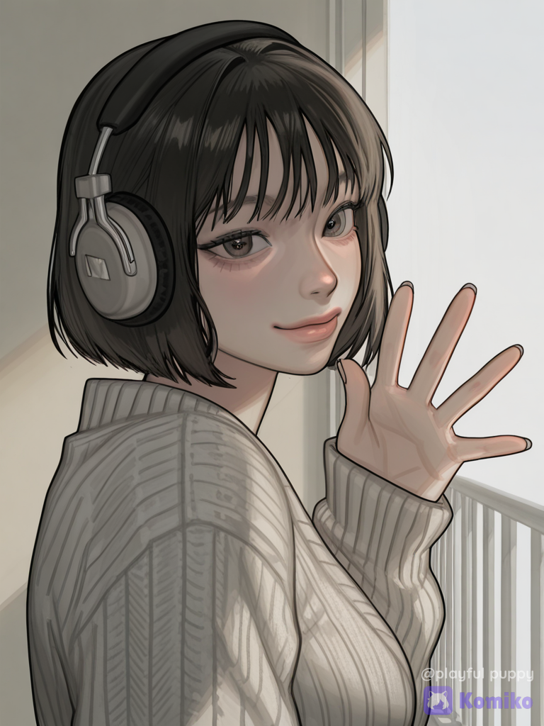 Komiko's cozy wave ☀️🎧